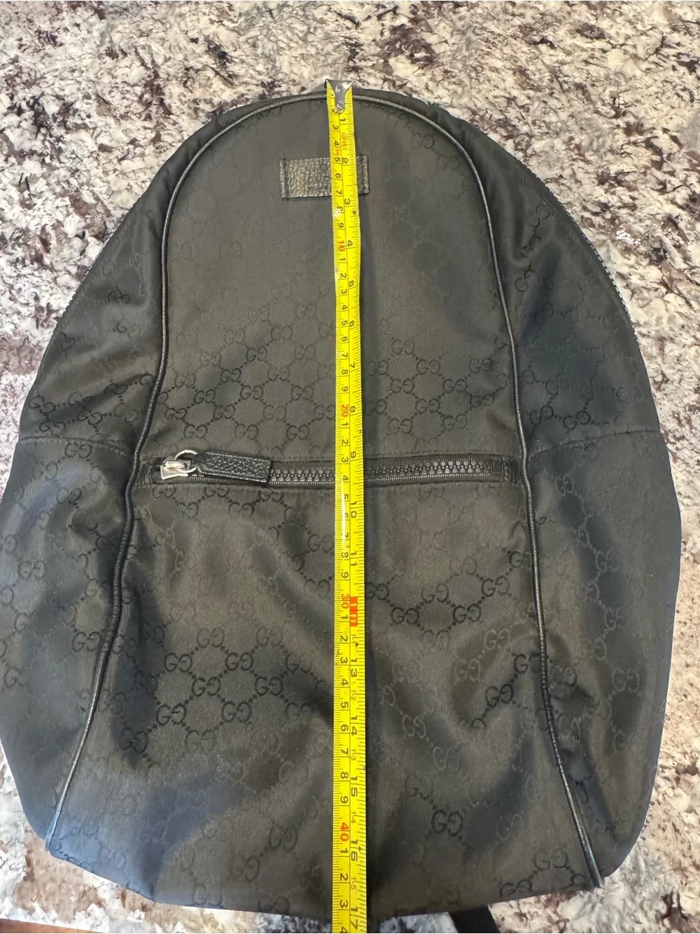 Gucci Men's Gray GG Monogram Backpack
